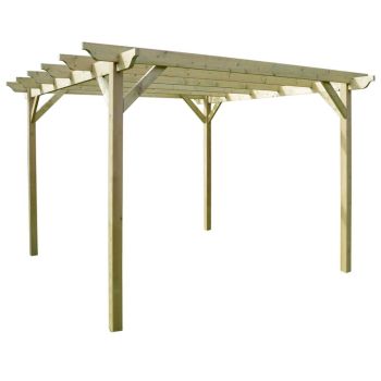 Garden Pergola - Wood - L180 x W180 x H270 cm - Light Green