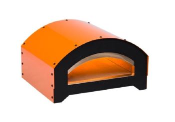 Nano Pizza Oven - Refractory - L47.5 x W53 x H31 cm - Tangerine / Black