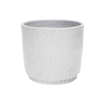 Wesley Marble Planter - L26 x W26 x H22 cm - White