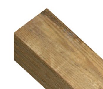 Square Top Post - Pressure Treated Scandinavian Redwood - L100 x W100 x H1350 mm