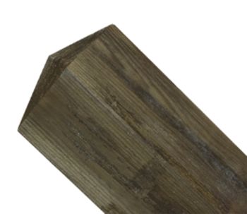 Pyramid Top Post - Pressure Treated Scandinavian Redwood - L100 x W100 x H1650 mm