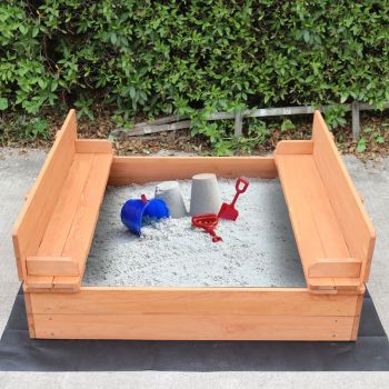Kids Sandpit with Seating and Cover