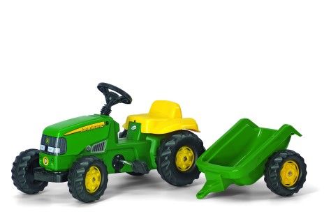 Rolly Kid John Deere Tractor and Trailer