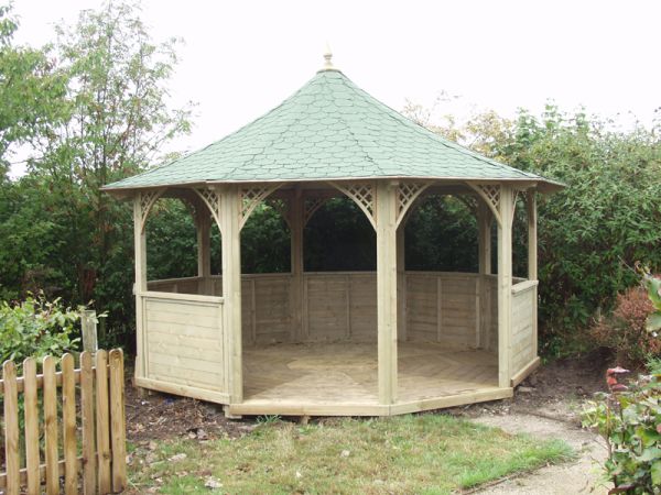 Wagner Pavilion Gazebo - Pressure Treated Timber - L420 x W420 x H335 cm