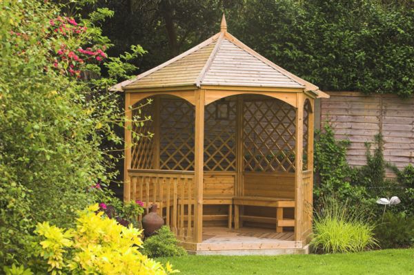 Winchester Large Gazebo - Pressure Treated Timber - L265 x W265 x H300 cm