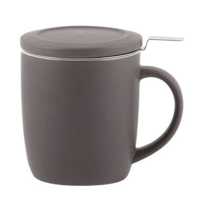 Brewmug - Stoneware - L9 x W9 x H11 cm - Black