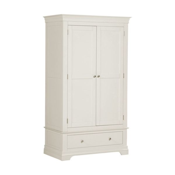Bordeaux 2 Door Wardrobe - L63 x W112 x H193 cm - Ivory