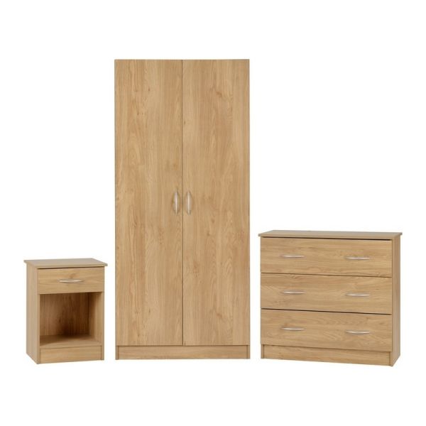 Bellingham Bedroom Set - Oak Effect Veneer