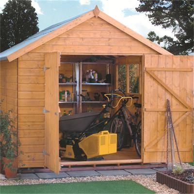 10 x 8 Feet Premier Range Shed - L306 x W244 x H242 cm