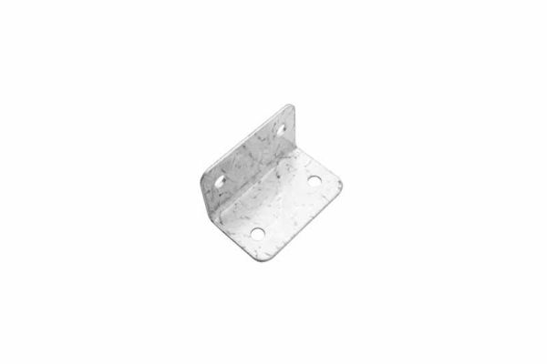 Optional Extra - L-Shaped Metpost Fixing Clip - Brushed Steel - L3 x W3.2 x H4 cm