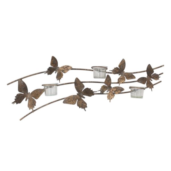 Candle Holder - Metal - L8 x W24 x H67 cm