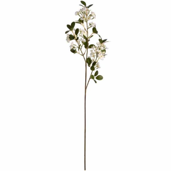 White Spring Mock Flower Artificial Flower - Fabric/Plastic - L25 x W13 x H92 cm - Orange