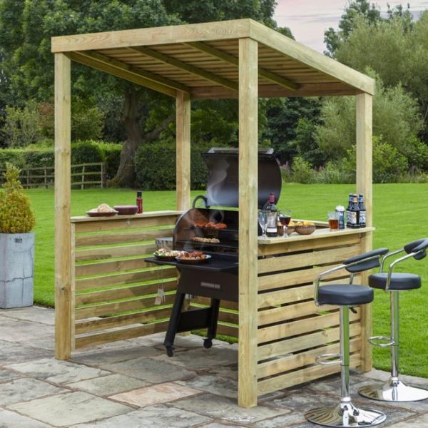 Bondi Barbecue Shelter - L140 x W204 x H205 cm