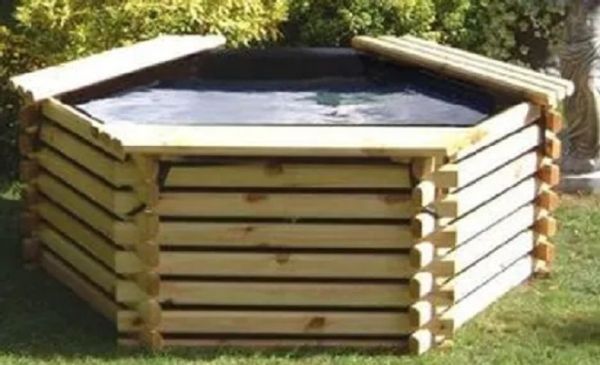 175 Gallon Pool - Timber - L167 x W167 X H62