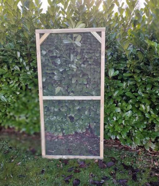 Pressure treated timber framed Aviary ROOF panel - 6' x 3' - with Heavy duty galvanised wire mesh 3/4