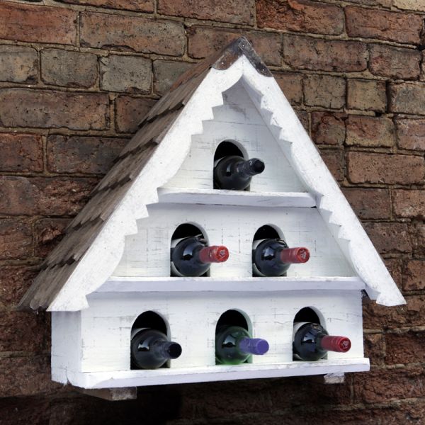 Framlingham Traditional English - Wall Mounted - Three Tier Birdhouse (Medium hole)