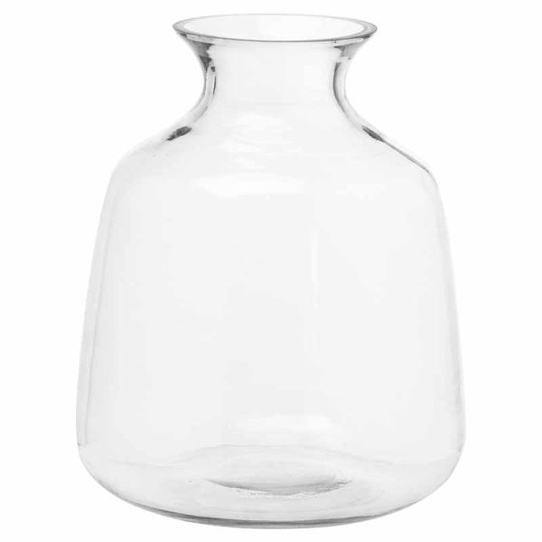 Hydria Vase - Glass - L25 x W25 x H31 cm - Clear