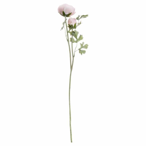 Ranunculus Artificial Flower - L15 x W25 x H58 cm - Pastel Pink