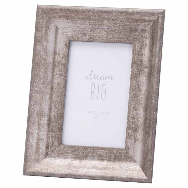 Convex Matt 4X6 Frame - Wood - L3 x W14 x H19 cm - Silver