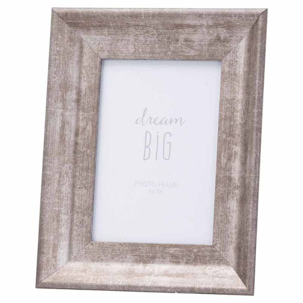 Convex Matt 5X7 Frame - Wood - L3 x W17 x H22 cm - Silver