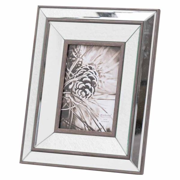 Tristan Mirror 5X7 Frame - Glass/Wood - L2 x W26 x H31 cm - Brown