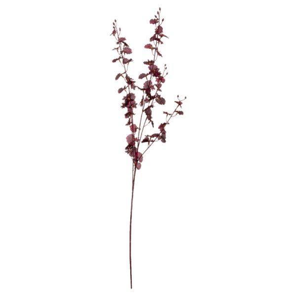 Deep Orchid Spray Artificial Flower - L20 x W20 x H91 cm - Burgundy