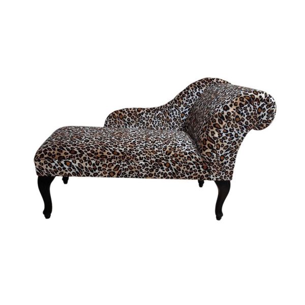 Leopard Mini Chaise Longue Sofa - L57 x W120 x H46 cm
