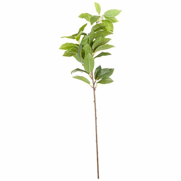 Laurel Leaf Spray Artificial Plant - Fabric/Plastic - L8 x W8 x H60 cm - Green