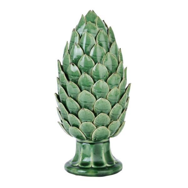 Large Globe Chianti Artichoke - Ceramic - L16 x W16 x H35 cm - Green