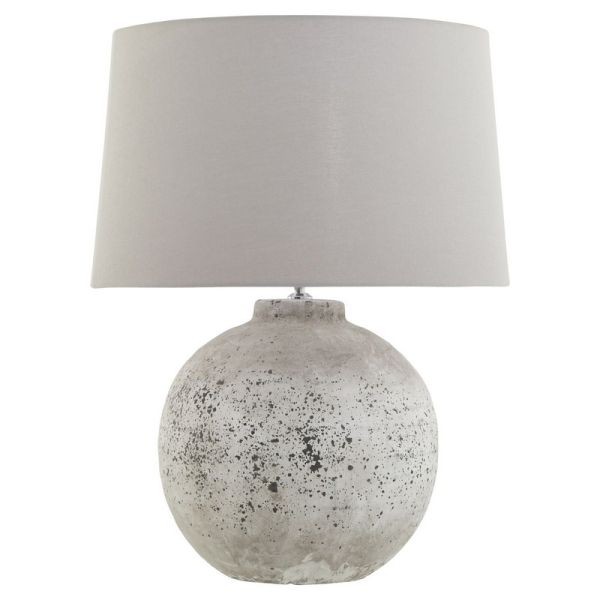Tiber Large Stone Ceramic Lamp - Ceramic - L54 x W54 x H72 cm