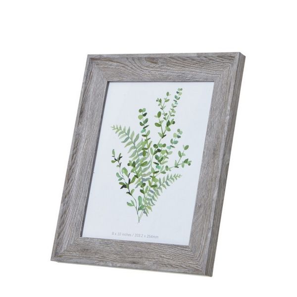 Washed 8 x 10 Photo Frame - Wood - Grey