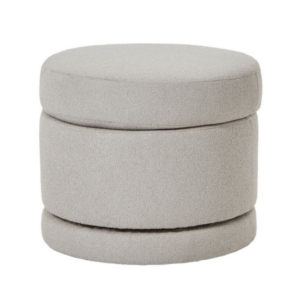 Aspen Swivel Ottoman - Fabric - L56 x W56 x H48 cm