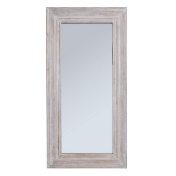 Harewood Large Mirror - Glass - L7 x W100 x H200 cm - White