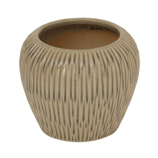 Pallida Collection Tall Fleck Vase - Ceramic - L17 x W17 x H35 cm - Brown