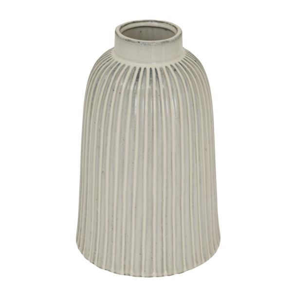 Monte Large Bell Vase - Ceramic - L19 x W19 x H30 cm - Grey