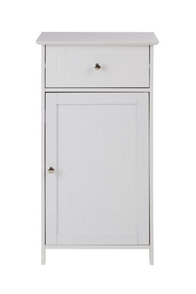 Portern Storage Cabinet - Wood - L34 x W43 x H77 cm - White