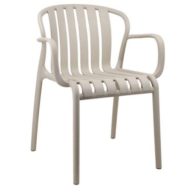 Axis Putty Carver Chair - Plastic - L54 x W60 x H79 cm - Beige