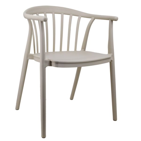 Echo Putty Chair - Plastic - L50 x W55 x H77 cm - Beige
