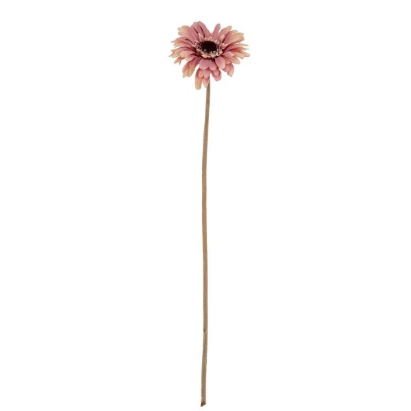 Pink Gerbera Stem Artificial Flower - Plastic - L11 x W11 x H53 cm - Pink