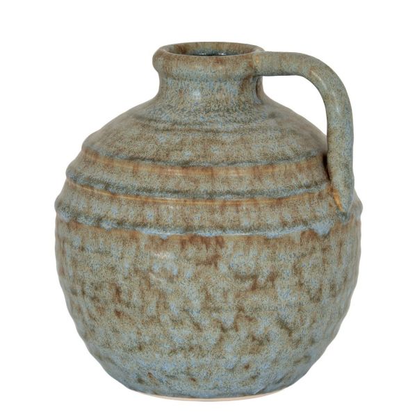 Capella Krater Jug Vase - Ceramic - L16 x W16 x H18 cm - Grey