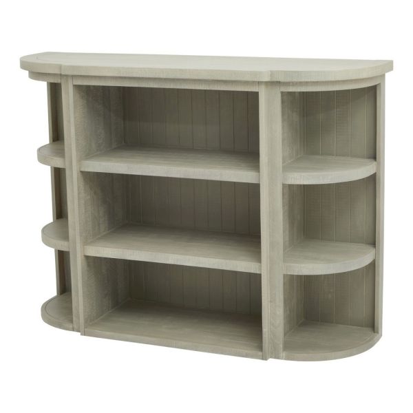 Saltaire Collection 3-Shelf Unit - Pine - L45 x W153 x H110 cm - Grey