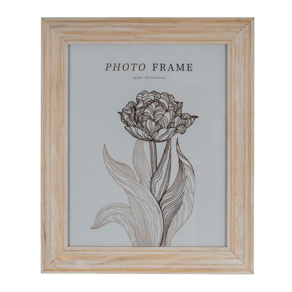 Isla Photo Frame 8X10 - Wood - White