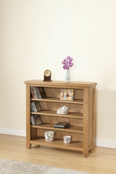 Shrewsbury 3' Bookcase - L30 x W90 x H90 cm - Oak