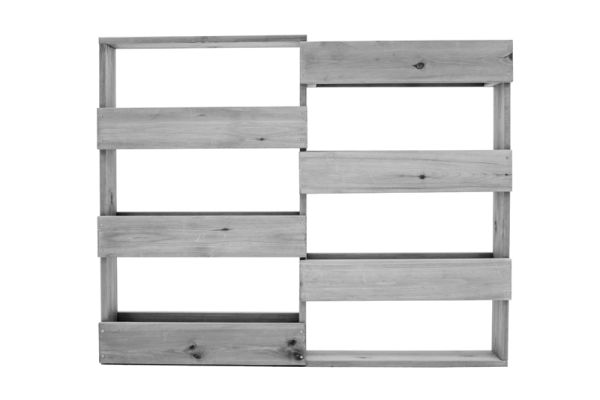 Hanging Garden Shelf Station - Wood - L116 x W18 x H93 cm - Grey