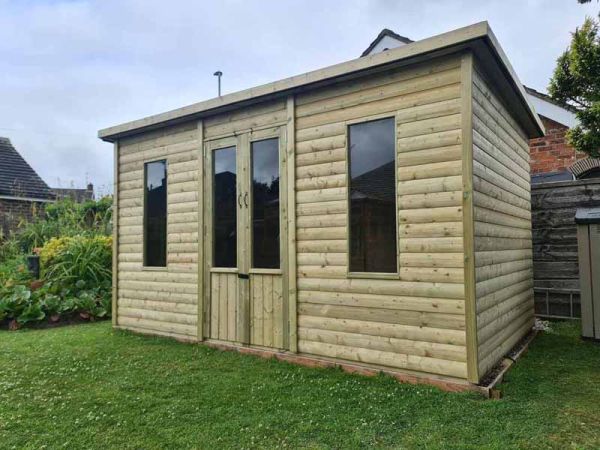 8 X 6 BAKEWELL SUMMERHOUSE - L243.8 x W182.9 x H243.8 cm