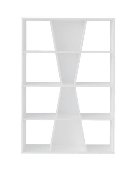 Naples Medium Bookcase - L25 x W91 x H134.5 cm - White