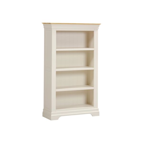 Bordeaux Bookcase - L33 x W89 x H150 cm - Ivory/Oak