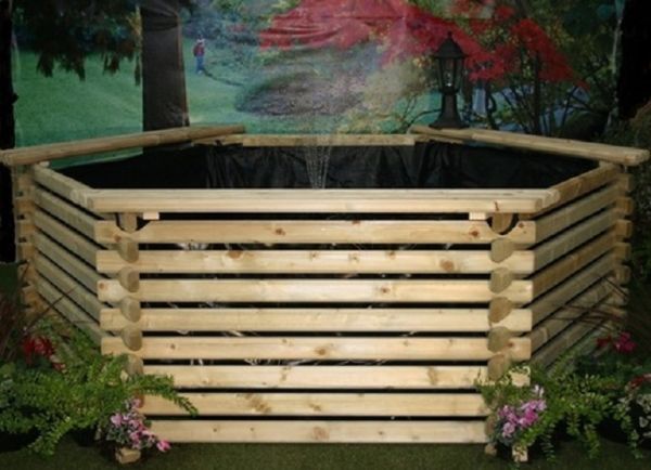 400 Gallon pool EPDM Liner - Timber - W229 x H75 cm