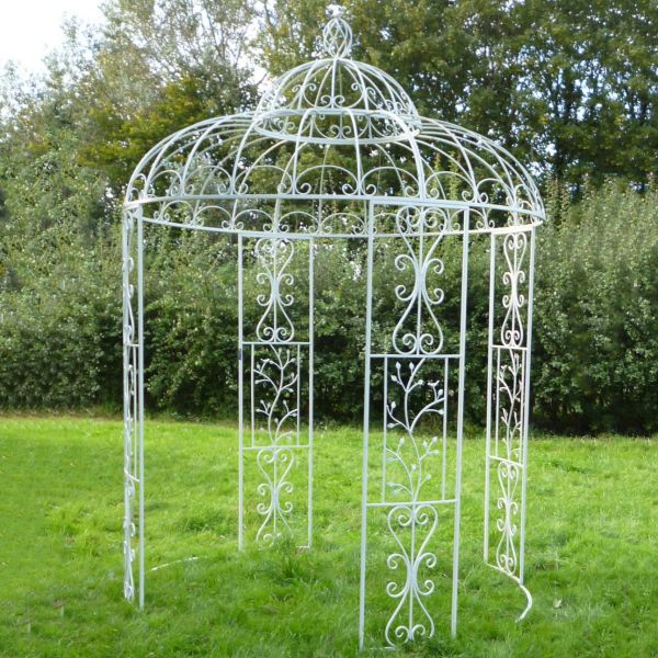 Birds Gazebo - L213 x W213 x H326 cm - Cream