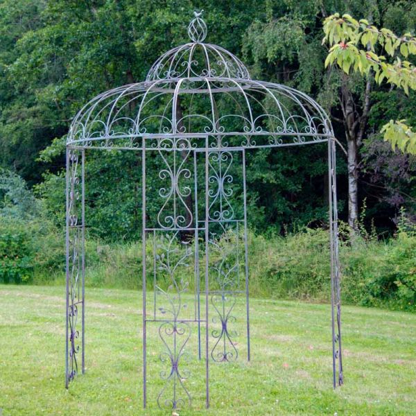 Woodland Gazebo - L213 x W213 x H326 cm - Antique Blue Rust